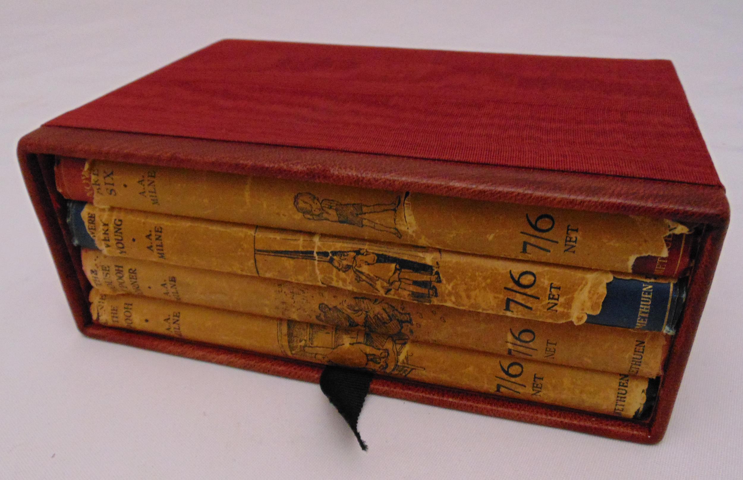 A.A. Milne a set of four first edition hard bound books with original dust jackets to include Winnie - Image 2 of 2