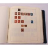 A quantity of GB and foreign stamps to include a Penny Black, Victorian Blue and Red, albums and