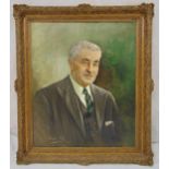 Arthur Pan framed oil on canvas portrait of a gentleman, signed bottom left, 76 x 53cm