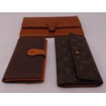 Louis Vuitton purse, a Mulberry purse and an Aspinal of London travel wallet (3)