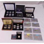 A quantity of coins to include The complete Morgan Dollar mintmark collection, US First and Last six