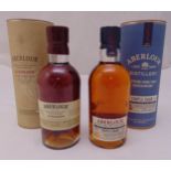 Arbelour ABunadh 51 single malt Scotch whisky 70cl and Arbelour triple cask single malt Scotch