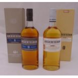 Auchentoshan 18-years old single malt Scotch whisky 75cl and Auchentoshan Valinch 2011 release