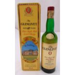 The Glenlivet 12 year old single malt Scotch whisky 70cl bottle in original packaging, 1980s