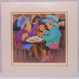 Beryl Cook limited edition polychromatic print 206/650 titled Ladies Who Lunch to include COA,