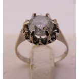 18ct gold and diamond solitaire ring, centre stone approx 1.3 carats, approx total weight 2.7g