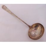 A Victorian hallmarked silver ladle, Old English pattern, Sheffield 1894, approx total weight 227g