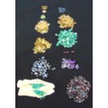 A quantity of precious and semi precious stones to include various colour, shape and size