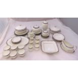 Wedgwood Amhurst dinner and tea service for six place settings to include plates, bowls, cups,