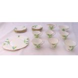 Royal Albert porcelain teaset to include plates, cups, saucers, milk jug and sugar bowl for six