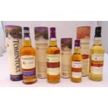 Tomintoul 14 years-old Speyside Glenlivet 0.70l, Tomintoul 16-years-old Speyside Glenlivet 0.70l,