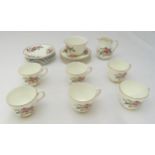 Wedgwood Sandon WD 4010 teaset to include cups, saucers, plates, a milk jug and a sugar bowl (20)