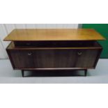 G-Plan mid 20th century rectangular sideboard, the two tiered top above with drawers and cupboards