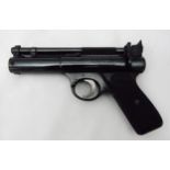 Webley Senior Straight Grip .22 air pistol of customary form