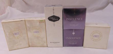 A quantity of perfume and eau de toilette in sealed packaging to include Givency and Guerlain (6)