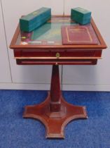 Pedestal Monopoly games table to include bank money, gold plated player pieces and hotels, silver