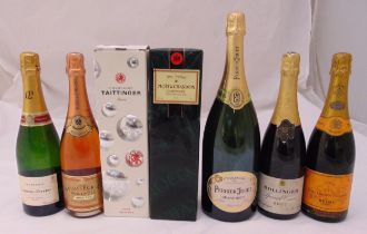 A quantity of NV champagne to include Moet & Chandon Brut Imperial 75cl in sealed packaging,