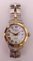 Raymond Weil Collection Parsifal gents automatic stainless steel bracelet wristwatch with 18ct