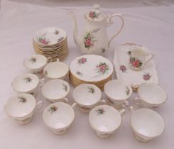 Royal Albert Lily of the Valley teaset to include cups, saucers, plates, rectangular sandwich