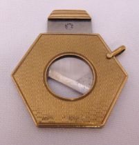 Aspreys 9ct gold cigar cutter