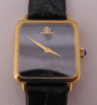 Baume and Mercier 18ct gold ladies wristwatch, to include documents and original box