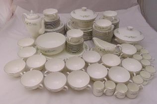 Wedgwood Westbury dinner and coffee service to include plates, bowls, serving dishes, sauce boat and