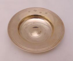 A hallmarked silver Armada dish, approx total weight 120g