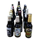 A quantity of Vintage commemorative ales, including Harvey's Christmas Ale etc (22)