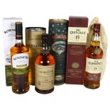 Balbenie, a 700ml single malt Scotch Whisky, Drumguish, a single Highland malt Scotch Whisky,