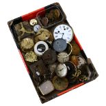 Various clocks and parts