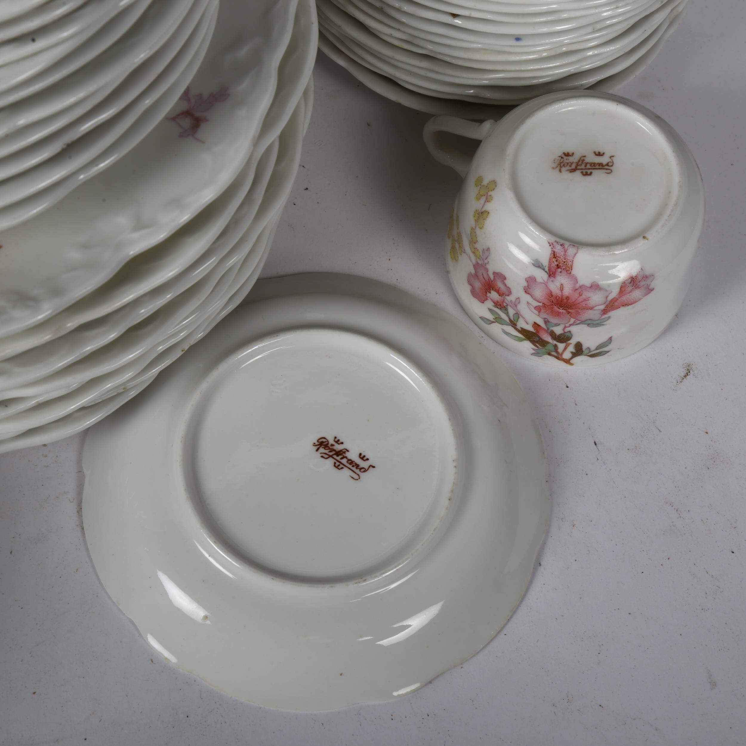 Extensive Rorstrand porcelain dinner service and matching coffee cups and saucers, including sauce - Image 2 of 2