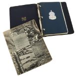 A bound ARP issue notepad, trademark National British Bound Number 4340, and magazine The Army At