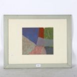 Mark Bradshaw, oil on paper, discovered, signed with monogram, image 24cm x 28cm, framed