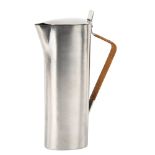 Lundofte, Denmark, a mid-century stainless steel coffee pot, with maker’s mark, height 27cm