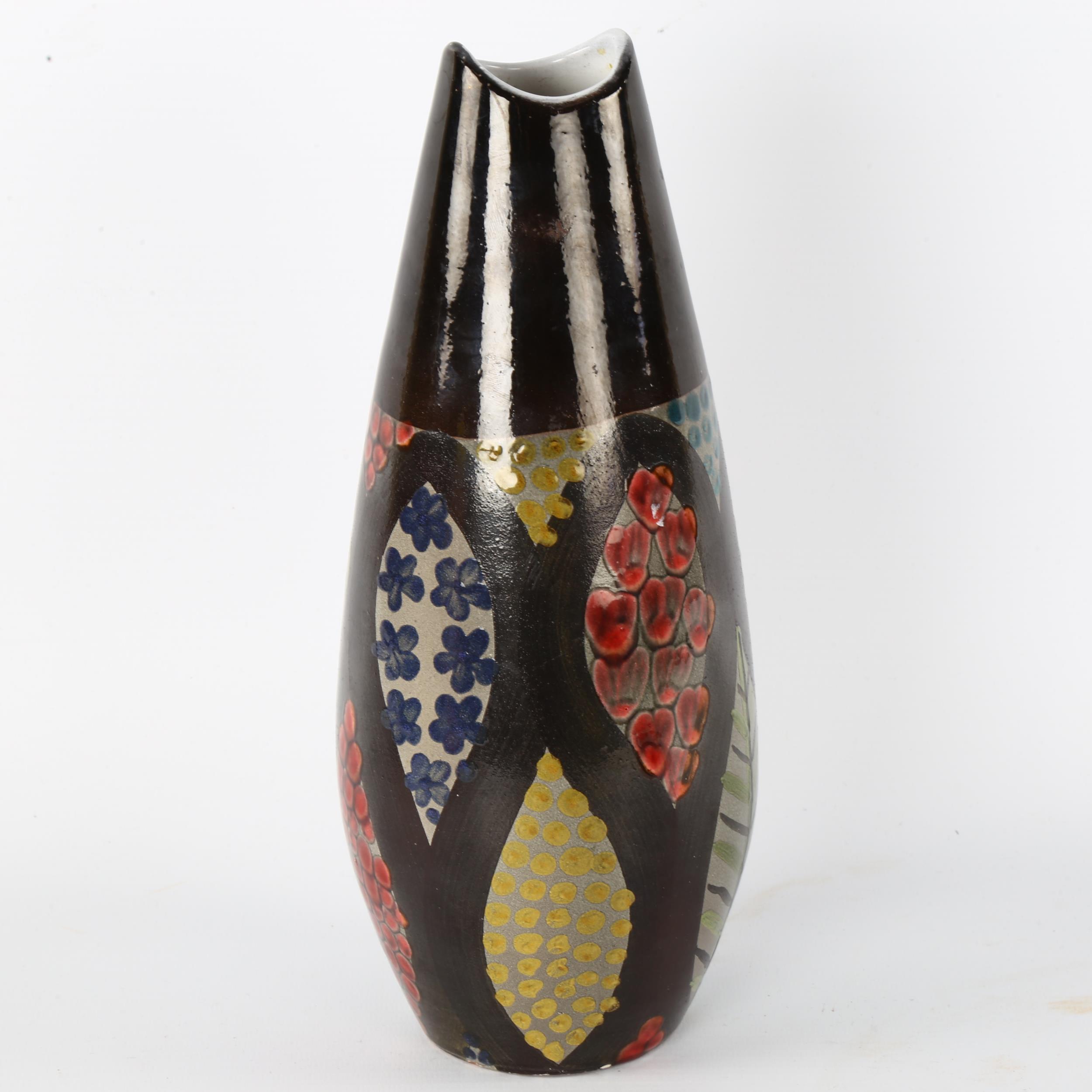 Ingrid Atterberg for Upsala Ekeby, a glazed ceramic Mimosa vase, made 1952-54, model No 2099, height - Bild 2 aus 4