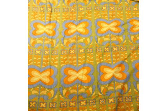 Joyti Bhomik for Heals, 1960s' Indian Summer fabric curtain panel, marked on selvedge, 225 x 160cm - Image 1 of 4