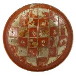 Sarah Walton, Polegate studio pottery salt glazed stoneware dish, impressed makers mark, diameter