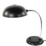 A 1930s' Bauhaus style Cosack Gecos desk lamp, makers marks to base and shade, height 37cm