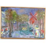 Austin Taylor (1908 - 1992), Parisian street scene, oil on canvas, signed and dated 1967, 40cm x