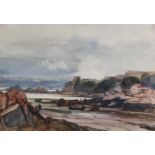 John Wilson Carmichael (1801 - 1868), coastal scene, watercolour/body colour, 23cm x 33cm, framed
