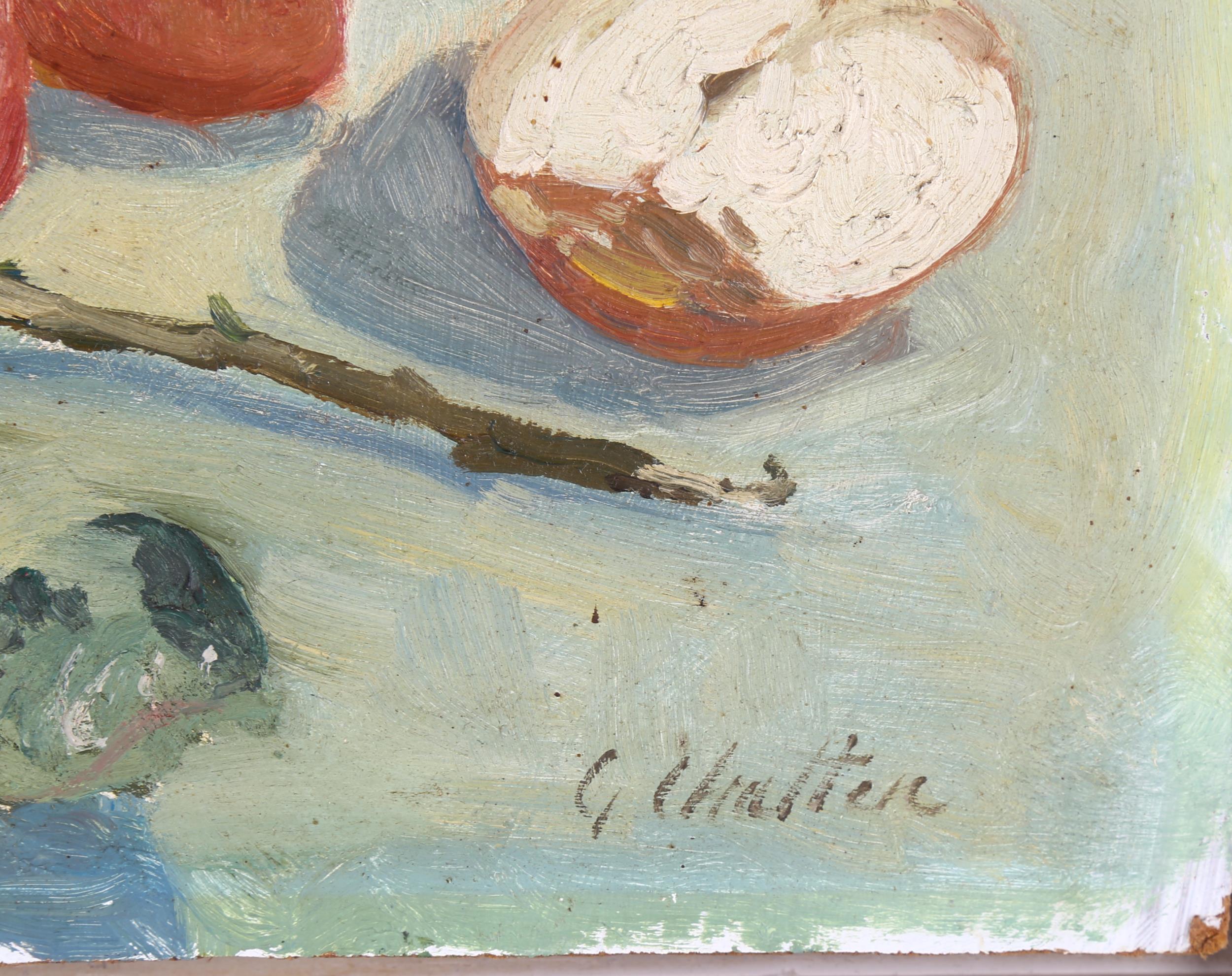 Geoffrey Chatten (born 1938), still life apples, oil on board, signed, 25cm x 30cm, framed A few - Image 2 of 4