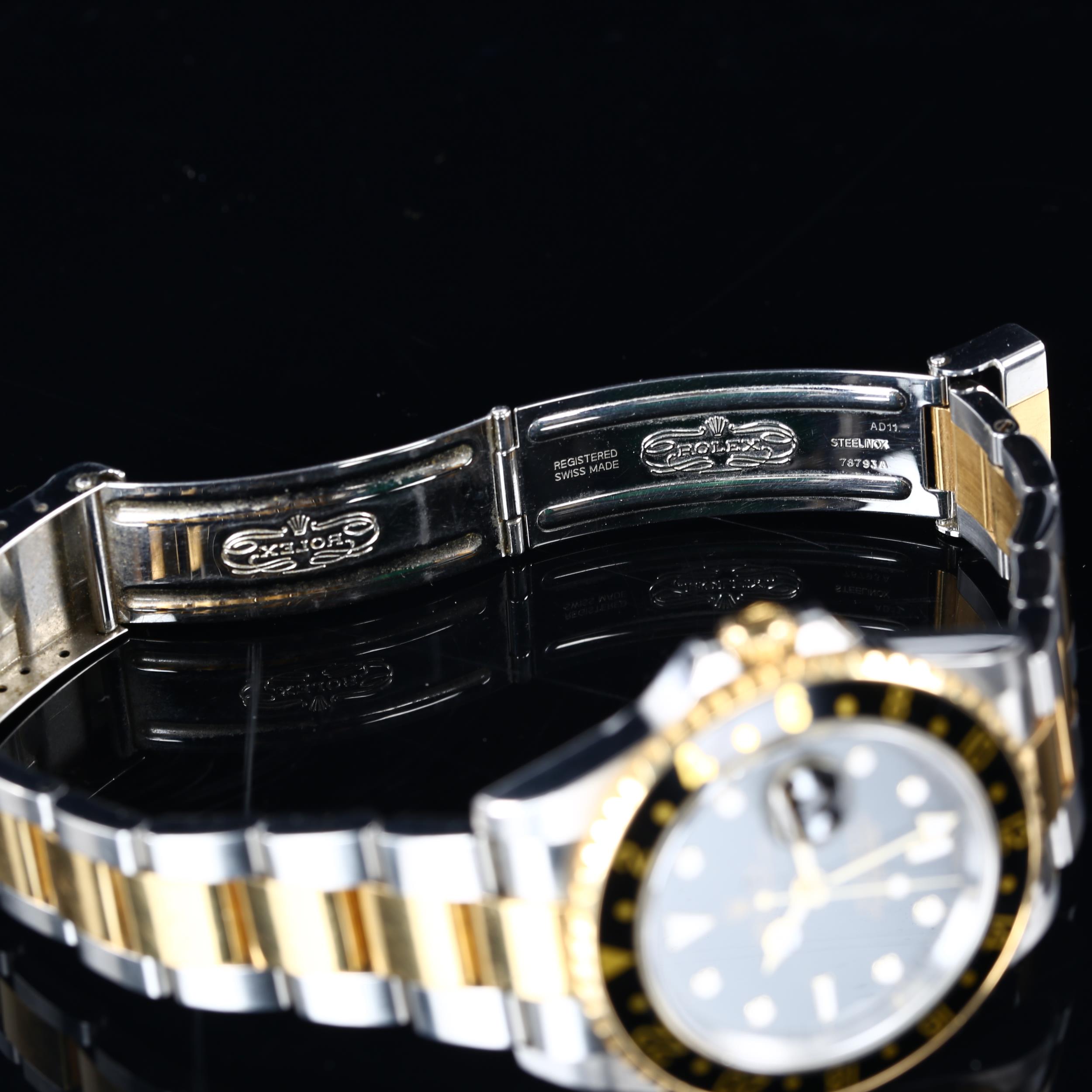 ROLEX - a bi-metal GMT Master II Oyster Perpetual Date automatic bracelet watch, ref. 16713, circa - Image 8 of 9