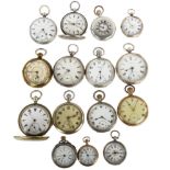 Various pocket watches, including British Military issue GSTP example, silver Waltham example etc