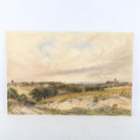 James Price (active 1842 - 1876), a prospect of Brighton, watercolour, 36cm x 54cm, unframed