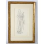 Sir Edward Burne-Jones ARA RWS (1833 - 1898), study for Chaucer's "Legend Of Good Women", pencil,