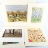 Jean Howell, group of 6 watercolours, various subjects, mounted (6)