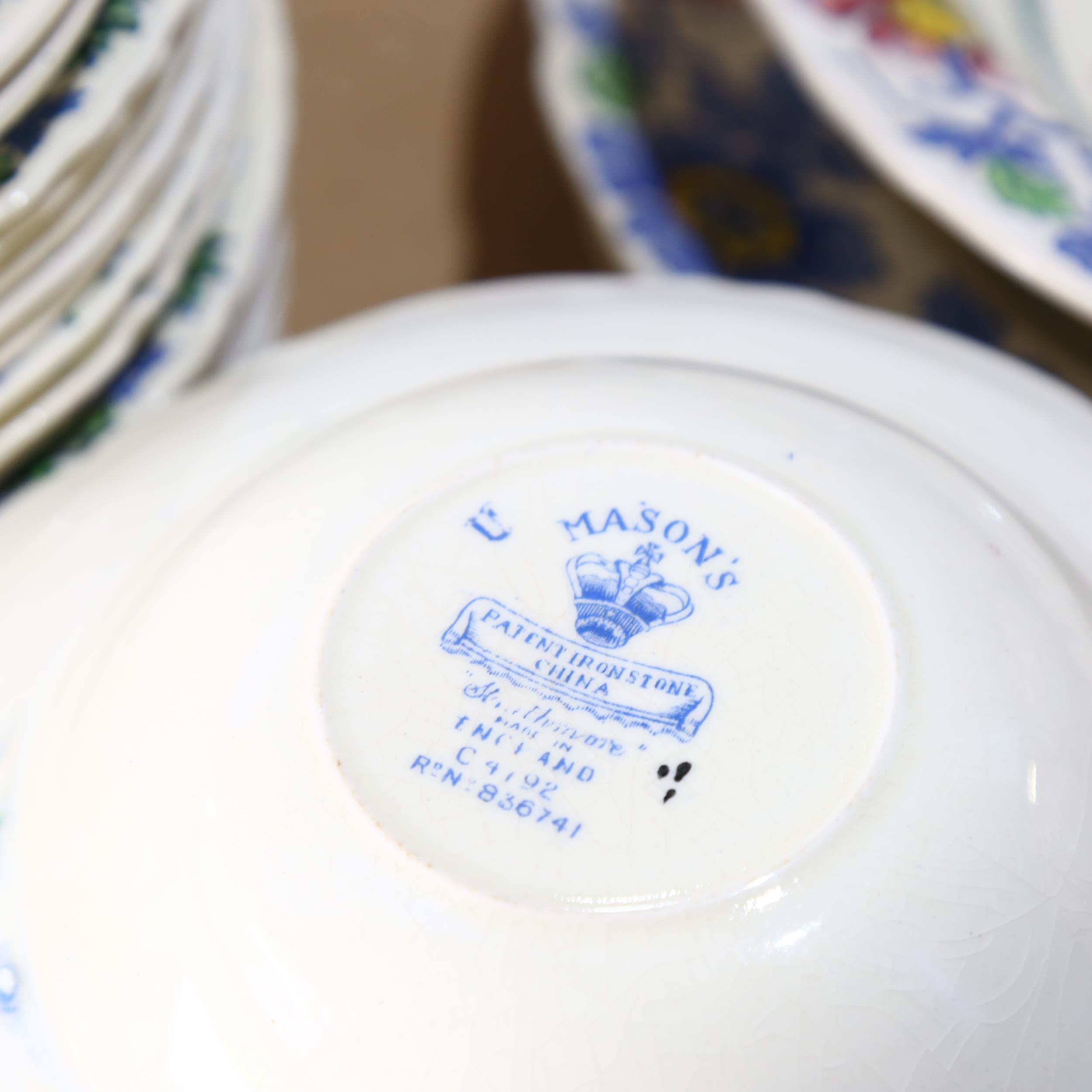 A large quantity of Mason's Strathmore pattern bowls and plates of various sizes - Image 2 of 2