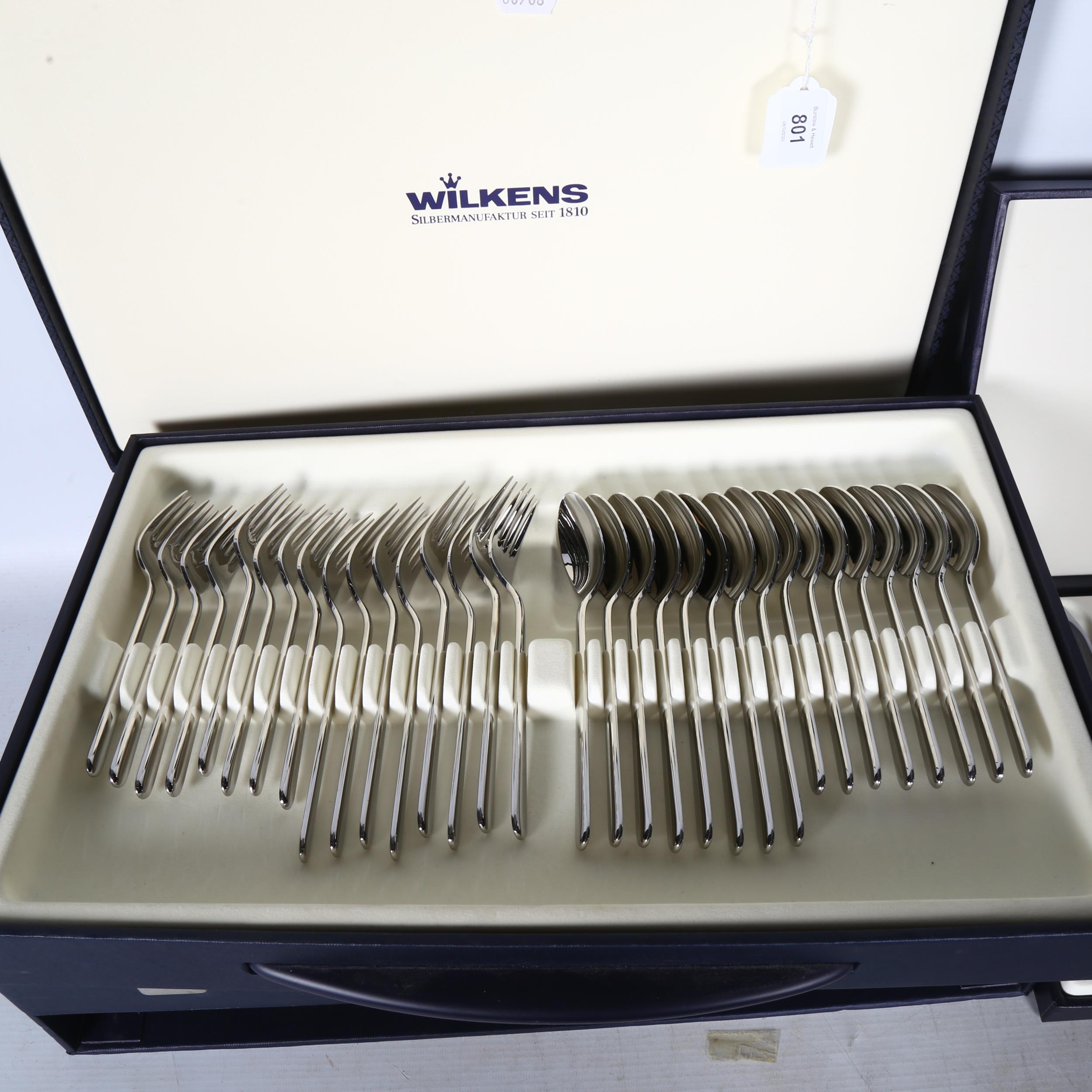 A Wilkens, Silbermanufaktur Seit1810 stainless steel canteen of cutlery for 8 people, in original - Image 2 of 2