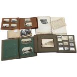 Military RAF WWI Interest. Five photographic scrapbooks of First World War aircraft. Photographs,