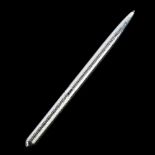 A Tiffany & Co ladies sterling silver ballpoint pen, marked to centre, 11.5cm Good condition